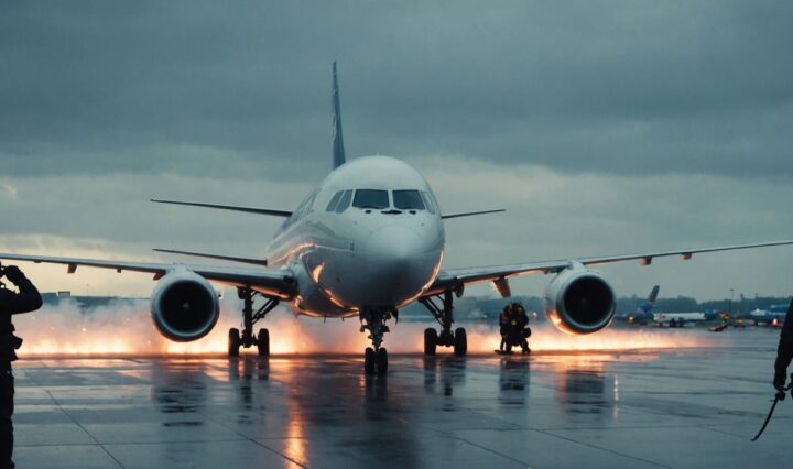 Climate activists spray-paint private jets at London airport