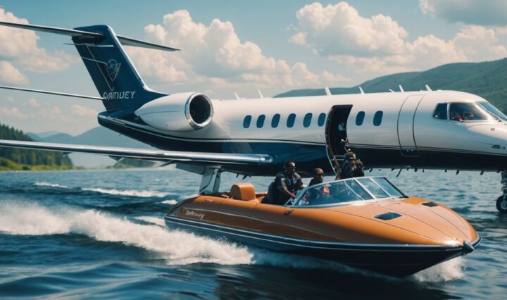 Diddy rafting and flying private jet during legal battles.
