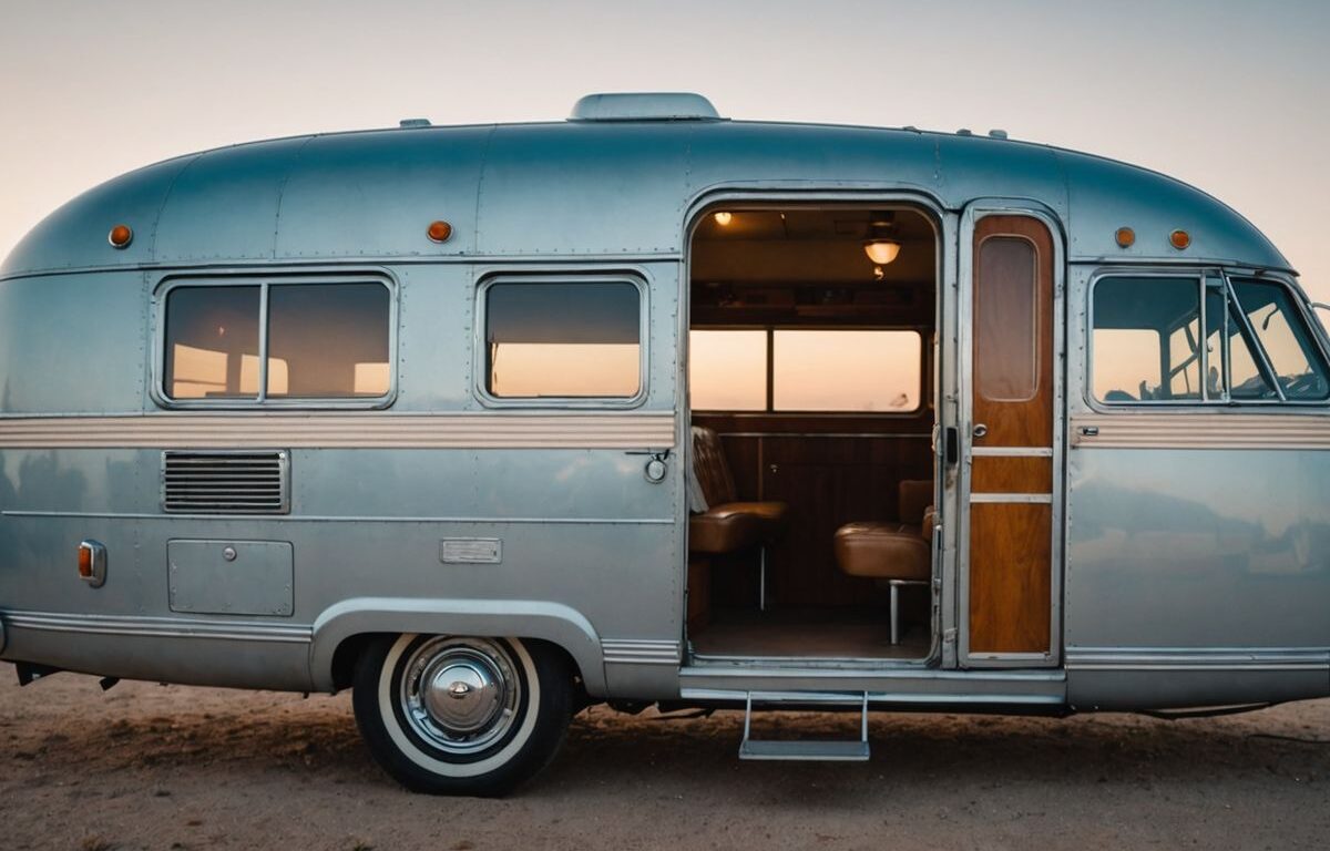 Elvis Presley's jet converted into a beautiful camper.