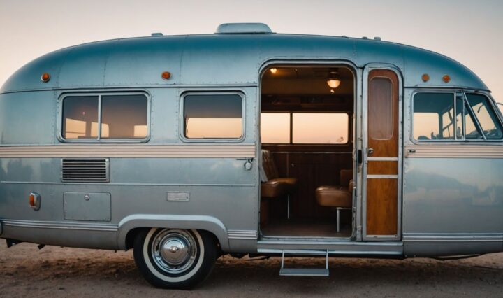 Elvis Presley's jet converted into a beautiful camper.