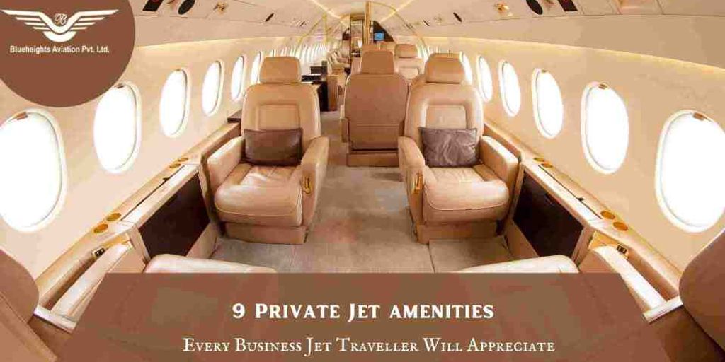 celebrity private jet amenities