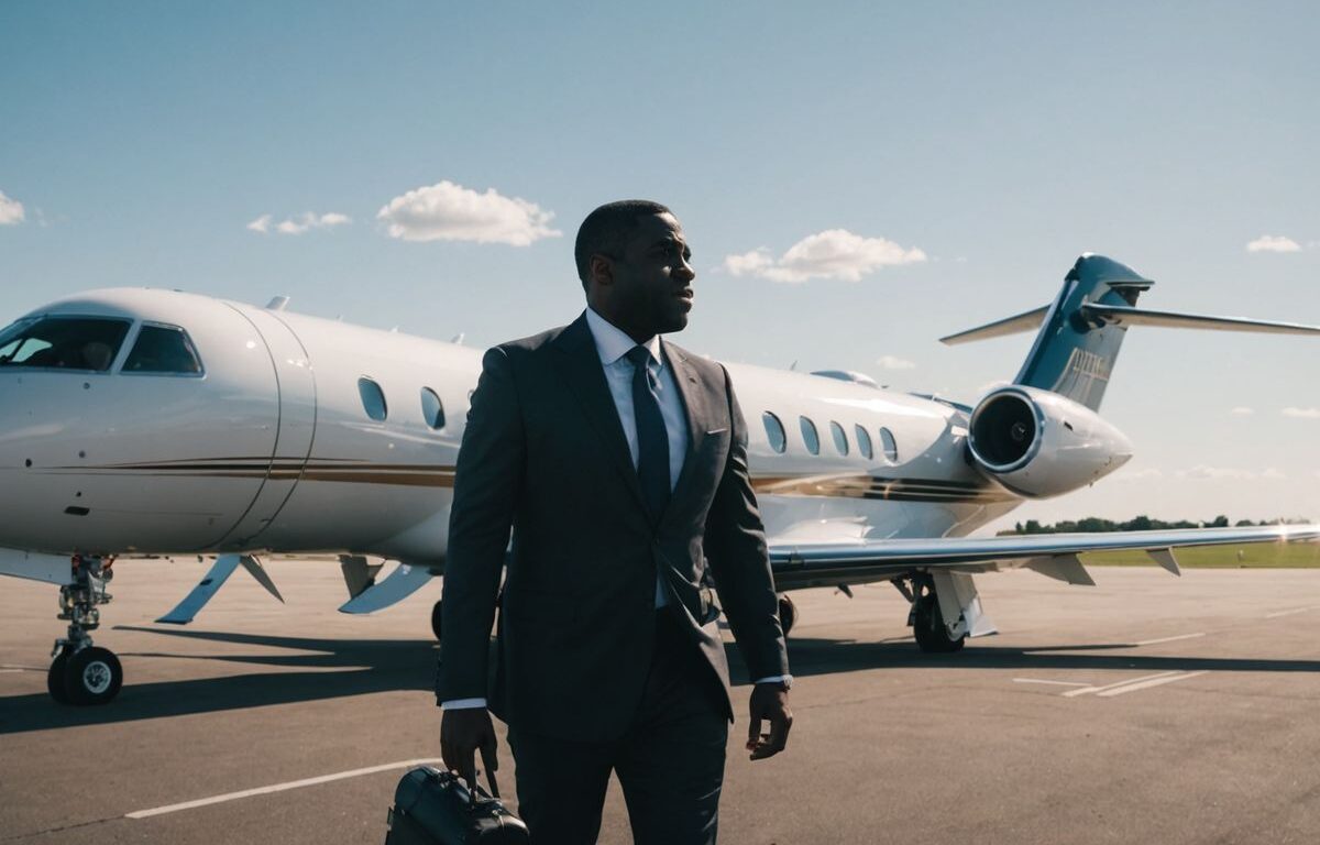 David Lammy boarding private jet for Israel visit