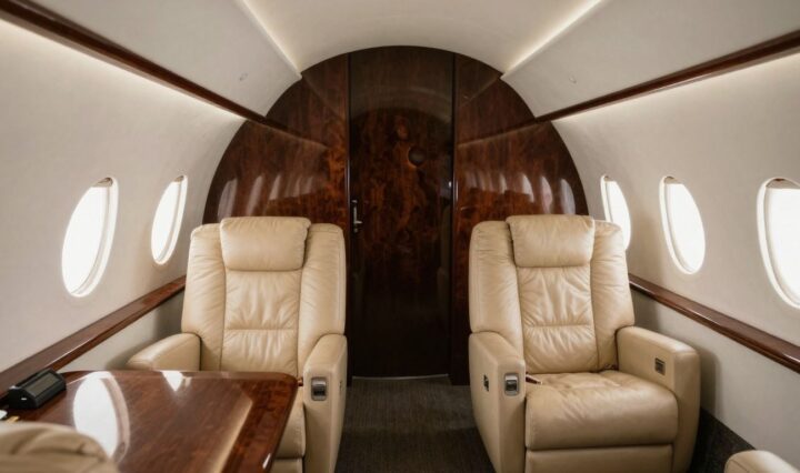 Inside Michael Jordan's luxurious private jet.